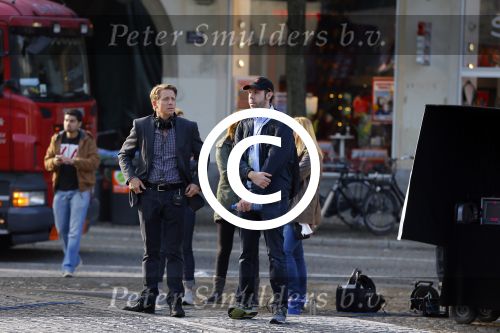 Amsterdam 30 september 2014
Kelly Kruger, Darin Brooks, Kim Matula, Scott Clifton, Ashleigh Brewer en Ferry Doedens uit de Amerikaanse soapserie The Bold and the Beautiful tijdens opnames op de dam in Amsterdam.