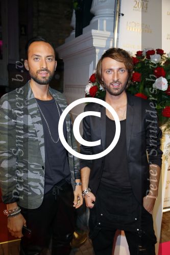Amsterdam 29 september 2014
Beau monde awards in het Amstel hotel. Tommie Driessen met vriend