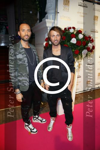 Amsterdam 29 september 2014
Beau monde awards in het Amstel hotel. Tommie Driessen met vriend