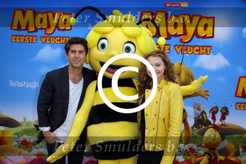 Amsterdam 5 oktober 2014
Premiere Maya de Bij in pathe arena. Vajen v d Bosch met vriend Lennart Timmerman