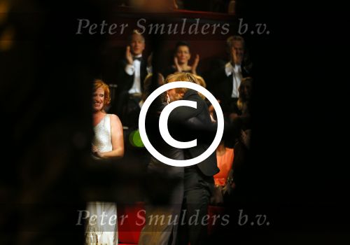 Amsterdam 16 oktober 2014
Uitreiking gouden televizierring in Carre. Victor Reinier en Angela Schijf winnen de ring met Flikken Maastricht