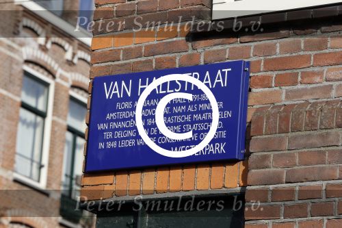 Amsterdam 9 oktober 2014
Naambord v Hallstraat in Amsterdam