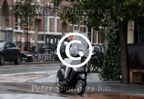 Amsterdam 17 september 2016
Alex Blanchard op zijn vespa scooter