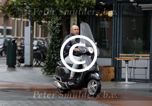 Amsterdam 17 september 2016
Alex Blanchard op zijn vespa scooter