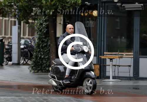 Amsterdam 17 september 2016
Alex Blanchard op zijn vespa scooter