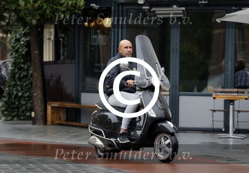 Amsterdam 17 september 2016
Alex Blanchard op zijn vespa scooter