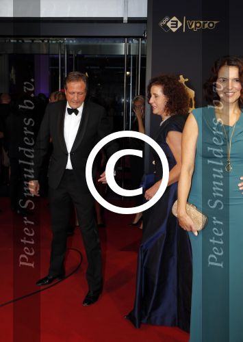 Utrecht 2 oktober 2015
Uitreiking van de gouden kalveren in het beatrix theater. Alexander Pechtold met een dame