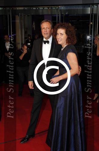 Utrecht 2 oktober 2015
Uitreiking van de gouden kalveren in het beatrix theater. Alexander Pechtold met een dame
