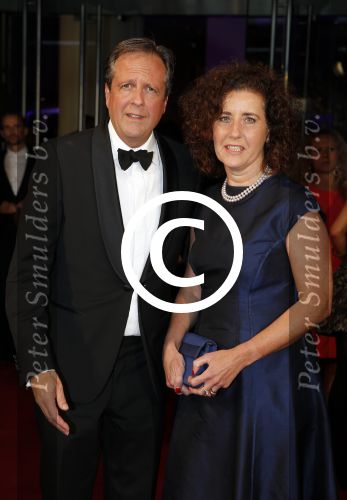 Utrecht 2 oktober 2015
Uitreiking van de gouden kalveren in het beatrix theater. Alexander Pechtold met een dame