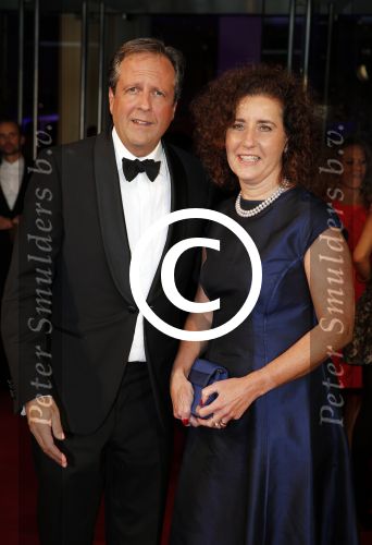 Utrecht 2 oktober 2015
Uitreiking van de gouden kalveren in het beatrix theater. Alexander Pechtold met een dame