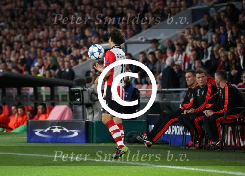 Eindhoven, 15 September 2015
CL 2015/2016
Eerste wedstrijd PSV-Manchester United, eindstand 2-1
Andres Guardado