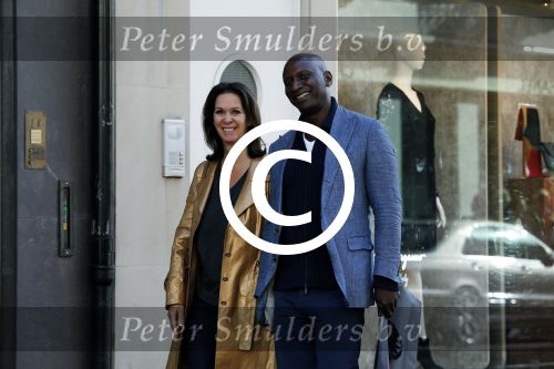 Amsterdam 19 september 2015
Annemarie v Gaal met nieuwe vriend Rhandy MacNack op de pc hooftstraat