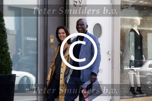 Amsterdam 19 september 2015
Annemarie v Gaal met nieuwe vriend Rhandy MacNack op de pc hooftstraat
