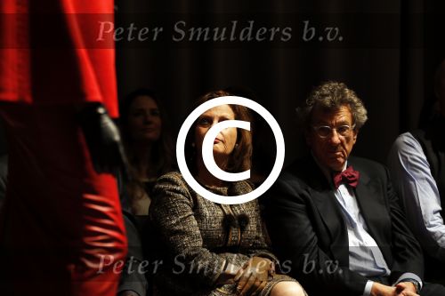 Amsterdam 19 september 2015
De modeshow van Mart Visser in het conservatorium hotel.
Barbara Plugge met partner