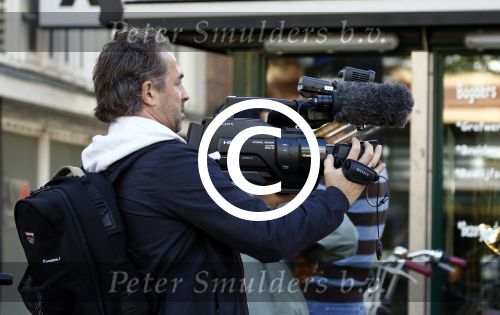 Amsterdam 19 september 2015  
Bart Bosch filmt op de beethovenstraat