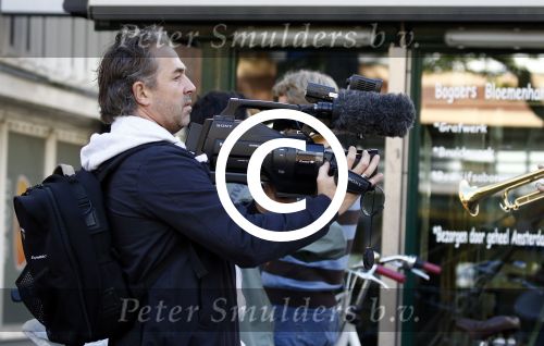 Amsterdam 19 september 2015  
Bart Bosch filmt op de beethovenstraat