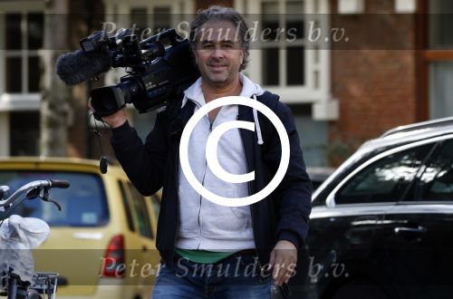 Amsterdam 19 september 2015  
Bart Bosch filmt op de beethovenstraat