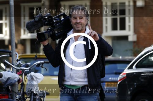 Amsterdam 19 september 2015  
Bart Bosch filmt op de beethovenstraat