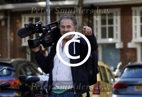 Amsterdam 19 september 2015  
Bart Bosch filmt op de beethovenstraat