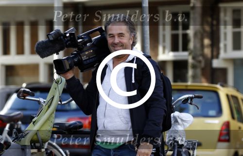 Amsterdam 19 september 2015  
Bart Bosch filmt op de beethovenstraat