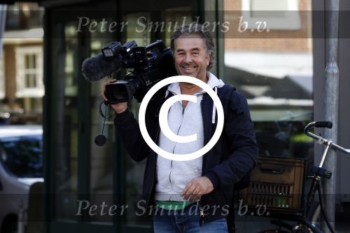Amsterdam 19 september 2015  
Bart Bosch filmt op de beethovenstraat