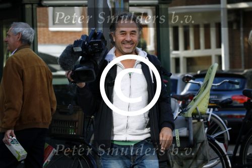 Amsterdam 19 september 2015  
Bart Bosch filmt op de beethovenstraat