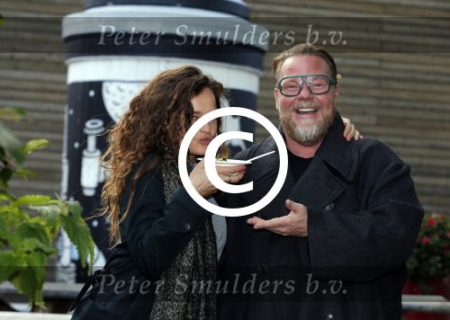 Amsterdam 28 september 2015
Presentatie boek Miljuschka  Witzenhausen. Bastiaan v Schaijk en Anna Speller