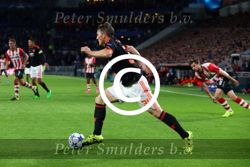 Eindhoven, 15 September 2015
CL 2015/2016
Eerste wedstrijd PSV-Manchester United, eindstand 2-1
Bastian Schweinsteiger