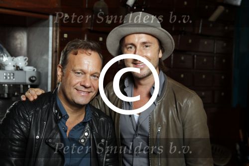 Amsterdam 7 oktober 2015
Carlo Boszhard en zijn vriend Herald bij de presentatie van zijn nieuwe programma.