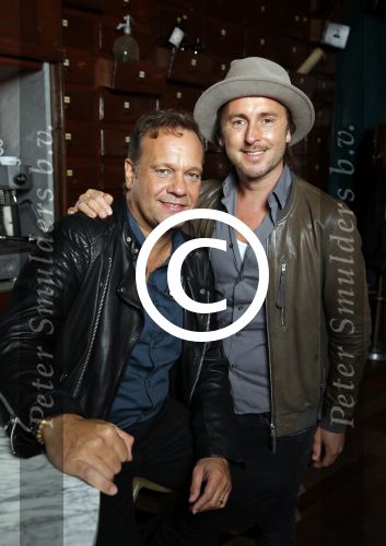 Amsterdam 7 oktober 2015
Carlo Boszhard en zijn vriend Herald bij de presentatie van zijn nieuwe programma.