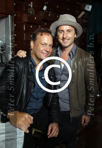 Amsterdam 7 oktober 2015
Carlo Boszhard en zijn vriend Herald bij de presentatie van zijn nieuwe programma.