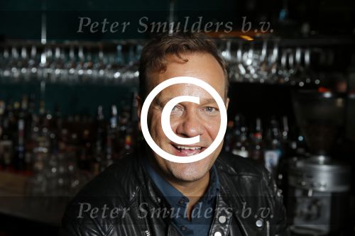 Amsterdam 7 oktober 2015
Carlo Boszhard en zijn vriend Herald bij de presentatie van zijn nieuwe programma.