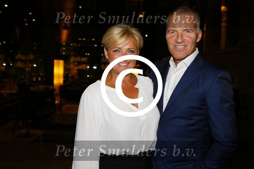 Amsterdam 19 september 2015
De modeshow van Mart Visser in het conservatorium hotel. Caroline Tensen met man Ernst jan Smids