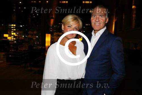 Amsterdam 19 september 2015
De modeshow van Mart Visser in het conservatorium hotel. Caroline Tensen met man Ernst jan Smids