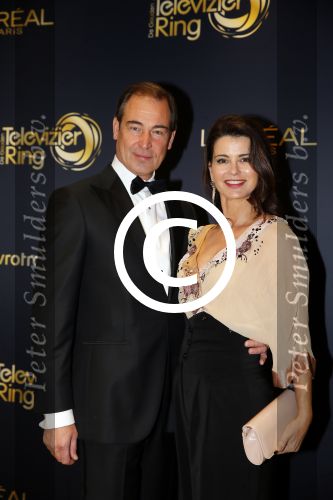 Amsterdam 15 oktober 2015
Uitreiking van de 50e televizierring in carre. Erik de Vogel en partner Caroline de Bruijn