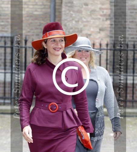 Den Haag 15 september 2015
Prinsjesdag 2015 met Koning Willem Alexander Koningin Maxima prins Constantijn en Prinses Laurentien. Dit jaar wordt de gouden koets voorlopig voor het laatst gebruikt. Edith Schippers
