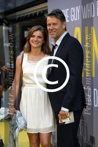 Amsterdam 12 augustus 2015  
Premiere Trainreck in Tuschinski.
Erik v d Hoff  met ....