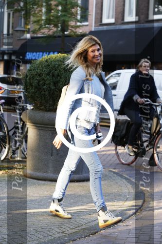 Amsterdam 12 oktober 2015Estelle Cruijff en Leco v Zadelhoff op de cornelis schuytstraat
