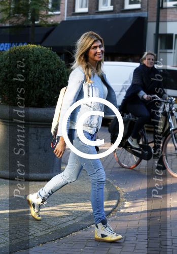 Amsterdam 12 oktober 2015Estelle Cruijff en Leco v Zadelhoff op de cornelis schuytstraat