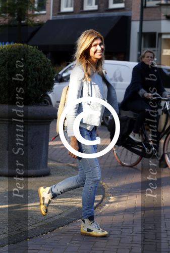 Amsterdam 12 oktober 2015Estelle Cruijff en Leco v Zadelhoff op de cornelis schuytstraat