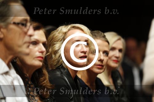 Amsterdam 19 september 2015
De modeshow van Mart Visser in het conservatorium hotel. Eva Jinek