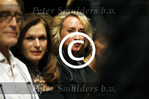 Amsterdam 19 september 2015
De modeshow van Mart Visser in het conservatorium hotel. Eva Jinek