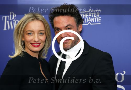 Amsterdam 11 oktober 2015
Premiere de tweeling in het nieuwe de la mar theater
Fedja van Huet en partner Karina Smulders