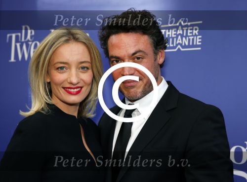 Amsterdam 11 oktober 2015
Premiere de tweeling in het nieuwe de la mar theater
Fedja van Huet en partner Karina Smulders