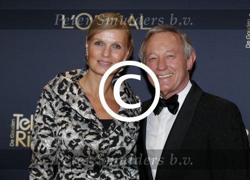 Amsterdam 15 oktober 2015
Uitreiking van de 50e televizierring in carre. Frank Wentink met vrouw