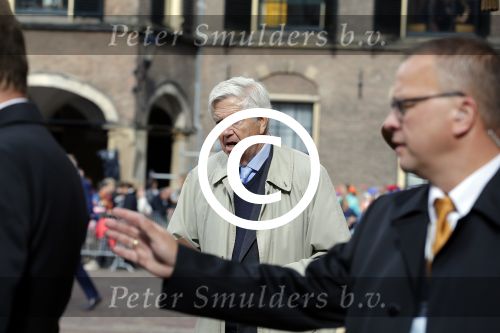 Den Haag 15 september 2015
Prinsjesdag 2015 met Koning Willem Alexander Koningin Maxima prins Constantijn en Prinses Laurentien. Dit jaar wordt de gouden koets voorlopig voor het laatst gebruikt. Frits Bolkesteijn