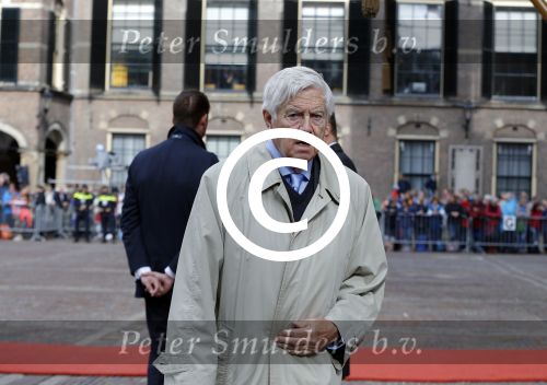 Den Haag 15 september 2015
Prinsjesdag 2015 met Koning Willem Alexander Koningin Maxima prins Constantijn en Prinses Laurentien. Dit jaar wordt de gouden koets voorlopig voor het laatst gebruikt. Frits Bolkesteijn