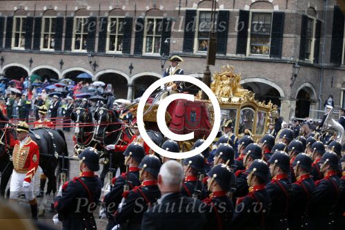 Den Haag 15 september 2015
Prinsjesdag 2015 met Koning Willem Alexander Koningin Maxima prins Constantijn en Prinses Laurentien. Dit jaar wordt de gouden koets voorlopig voor het laatst gebruikt.