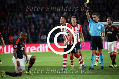 Eindhoven, 15 September 2015
CL 2015/2016
Eerste wedstrijd PSV-Manchester United, eindstand 2-1
Hector Moreno