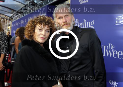 Amsterdam 11 oktober 2015
Premiere de tweeling in het nieuwe de la mar theater
Henriette Tol en partner Rob Snoek